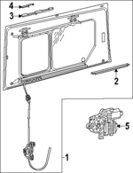 1T3847757RNVB - Body: Glass Assembly for Volkswagen: ID. Buzz Image