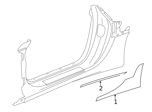 Exterior Trim - Pillars for 2015 Chevrolet Corvette #0