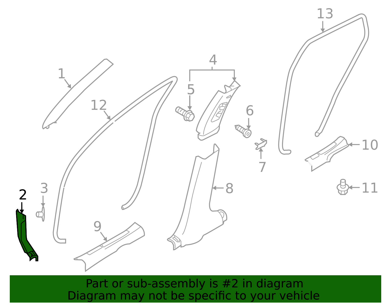 66901-5NA0B - High-Quality Kick Panel Trim for 2019-2025 INFINITI QX50 ...