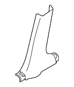 76916VSA0B - Body: Lower Center Pillar Trim for Infiniti Image