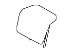 BH6Z54611A08BA - Body: Headrest, Outer for Ford Image