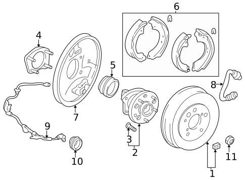 Disc Pads & Brake Shoes for 2003 Toyota RAV4 #0