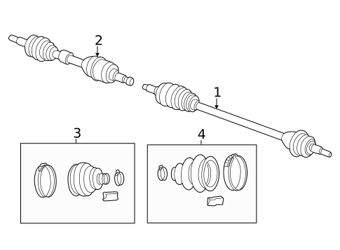 CV Components for 2003 Dodge Stratus #0