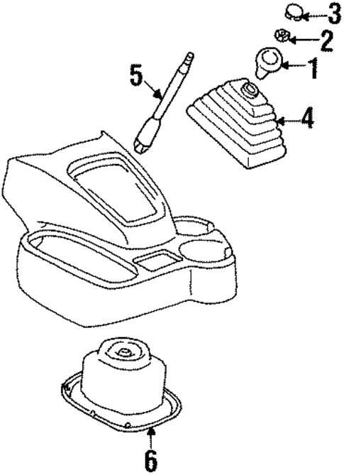 Shifter Trim for 2002 Dodge Ram 3500 #0