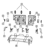1DS95XDVAA - Interior Trim: Seat Strap for Mopar Image