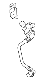 4M1611931F - Body: Vacuum Hose for Audi: Q7, Q8, RS Q8, SQ7, SQ8 Image