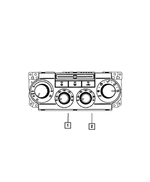 55111931AA - Electrical: Auto Temp Control Control for Jeep: Commander, Grand Cherokee Image