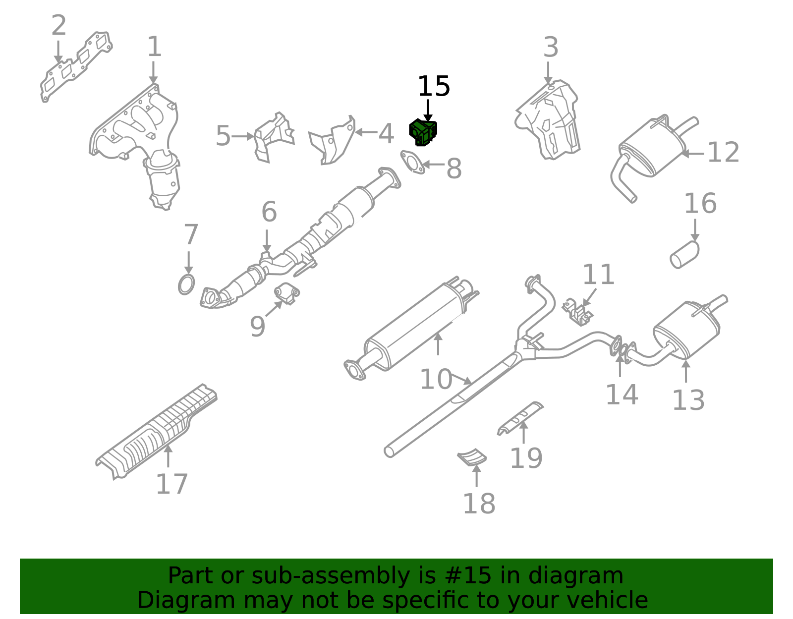 20651-JA000 - Exhaust System Hanger 2007-2018 Nissan Altima | Official ...