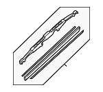 76730S3YA02 - Body: Blade for Honda: Insight Image