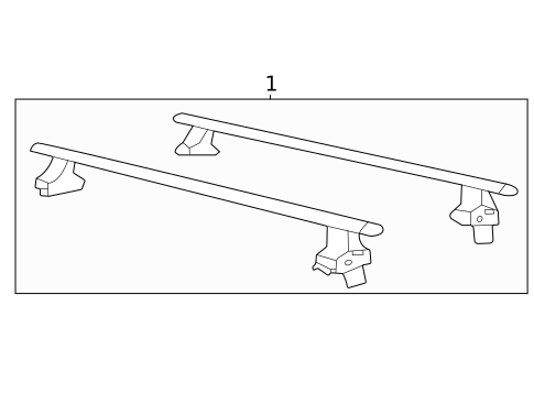 Luggage Carrier for 2021 Ford Edge #1