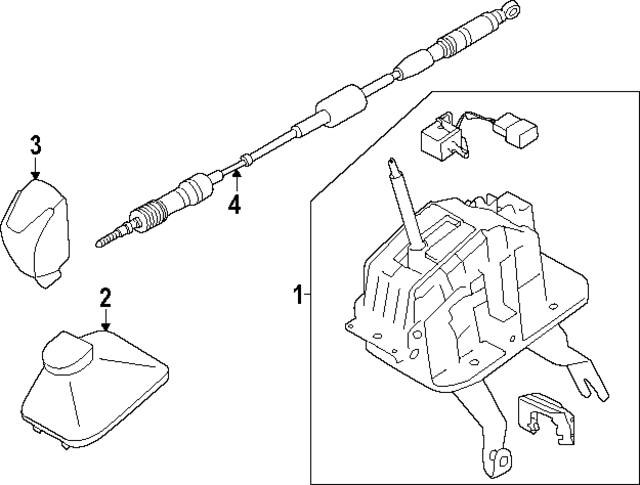 35150FJ000 - : Control Cable for Subaru Image