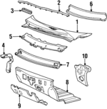F78Z1602207AA - Body: Drain Tube for Ford: Windstar Image