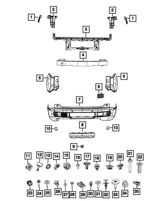 « 68644689AA –  : Crochet De Remorquage Couvercle pour Mopar Image »