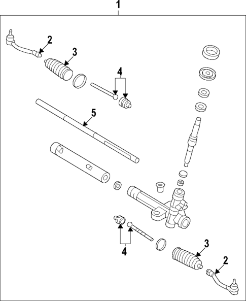 Steering Gear & Linkage for 2021 Hyundai Palisade #1