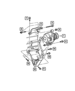 6502134 - Electrical: Hex Flange Head Bolt for Mopar Image