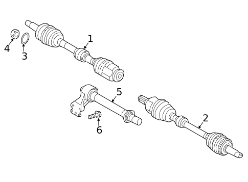 Drive Axles for 2018 Kia Soul #0