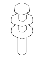 281714R000 - Engine: Lower Housing Bolt for Hyundai: Accent, Azera, Elantra, Elantra GT, Kona, Kona N, Palisade, Santa Cruz, Santa Fe, Santa Fe Sport, Santa Fe XL, Sonata, Tucson, Veloster, Veloster N, Veracruz Image