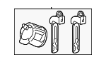 6905608010 - Body: Cylinder &amp; Keys for Toyota Image