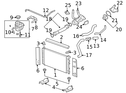 Hardware, Fasteners & Fittings for 2006 Chevrolet Malibu #0