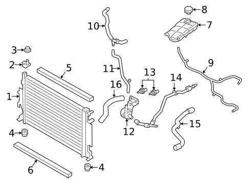 Radiator & Components for 2019 Ford Transit Connect #0