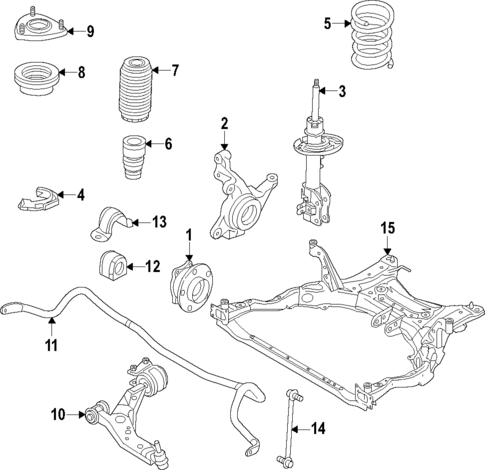 Suspension Components for 2018 Mazda CX-5 #1