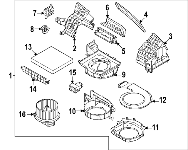 97113AAAA0 - : Blower Motor for Kia Image