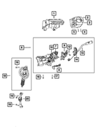 68470758AA - : Gearshift Bracket for Ram: 2500, 3500 Image