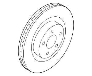 NB5Z1125A - : Rotor for Ford: Explorer, Police Interceptor Utility Image