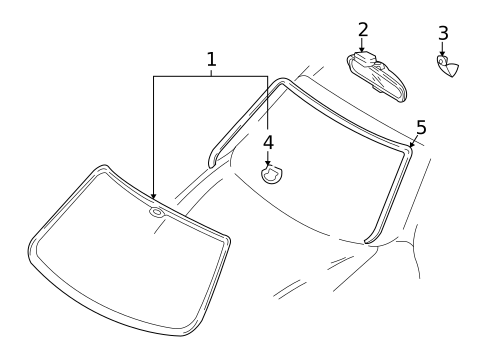 Reveal Moldings for 2010 Kia Sedona #0