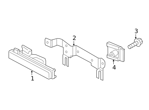 Daytime Running Lamp Components for 2014 Mercedes-Benz G550 #0