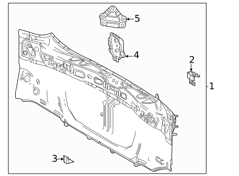 Rear Body for 2021 Toyota Venza #0