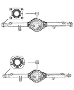 5072509AF - : Service Rear Axle for Dodge: Ram 1500 Image