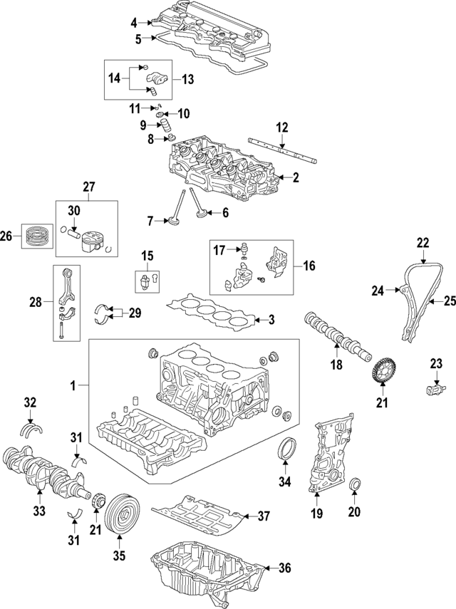 Honda General Cylinder Hd 10003R1BA00
