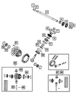 68019327AA - : Axle Shaft Snap Ring, Inboard for Mopar Image