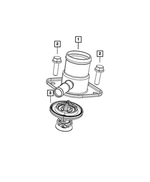 6101982 - Cooling: Hex Head Screw And Washer for Mopar Image