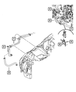 55056200AB - : Auxiliary Coolant Pump Bracket for Mopar Image