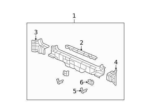 Rear Body for 2007 Honda Element #0