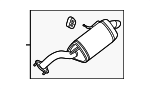 28710B2310 - Exhaust: Rear Muffler for Kia: Soul Image