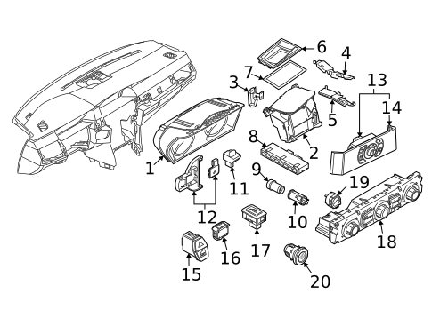 Controls for 2008 BMW 535xi #1