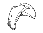86811T6500 - Body: Fender Liner for Hyundai Image