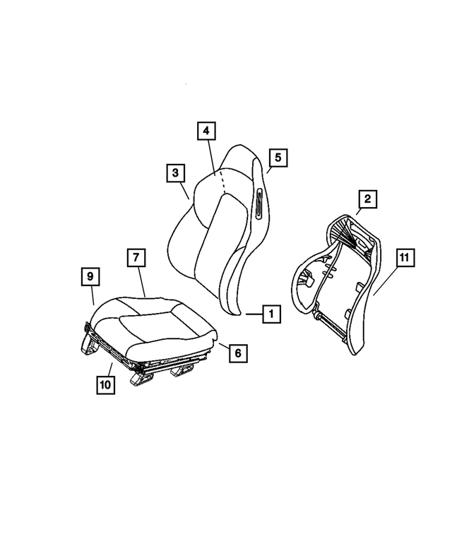 5174789AA - Interior Trim: Seat Strap for Mopar Image