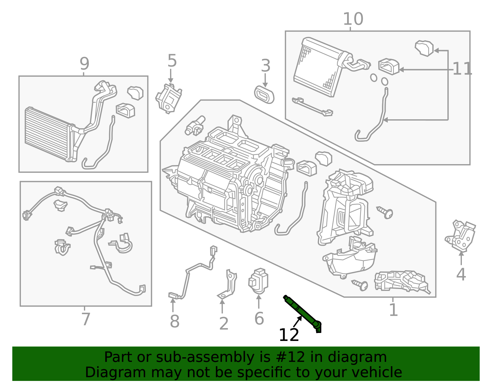 80271-TS6-H00 - A/C Evaporator Drain 2013 Honda Civic | Honda Parts Online