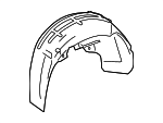 5K0810971C - Body: Wheelhouse Liner for Volkswagen Image