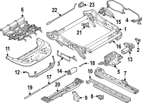 Driver Seat Components for 2025 Volvo EX30 #0
