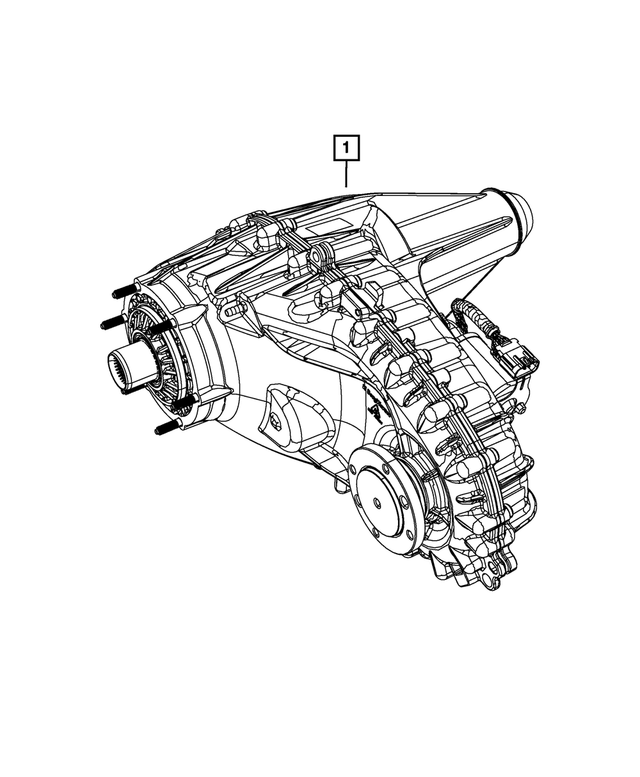 RL146628AF - BW 44-46; Transfer Case: Bw 44-46 Transfer Case for Mopar Image image