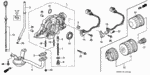 15220P2A000 - Engine: STRAINER, OIL for Honda Image