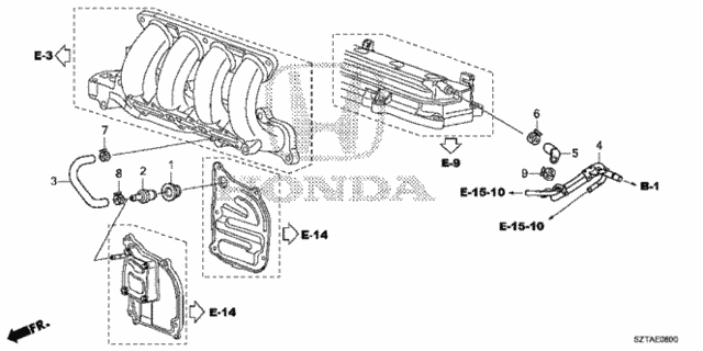Breather Tube for 2016 Honda CR-Z #0