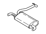 31336932 - Exhaust: Rear Muffler for Volvo: S60, V60 Image