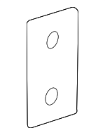 281847739 - Body: Handle Gasket for Volkswagen: EuroVan, Vanagon Image