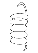 281847743 - Body: Handle Spring for Volkswagen: EuroVan Image